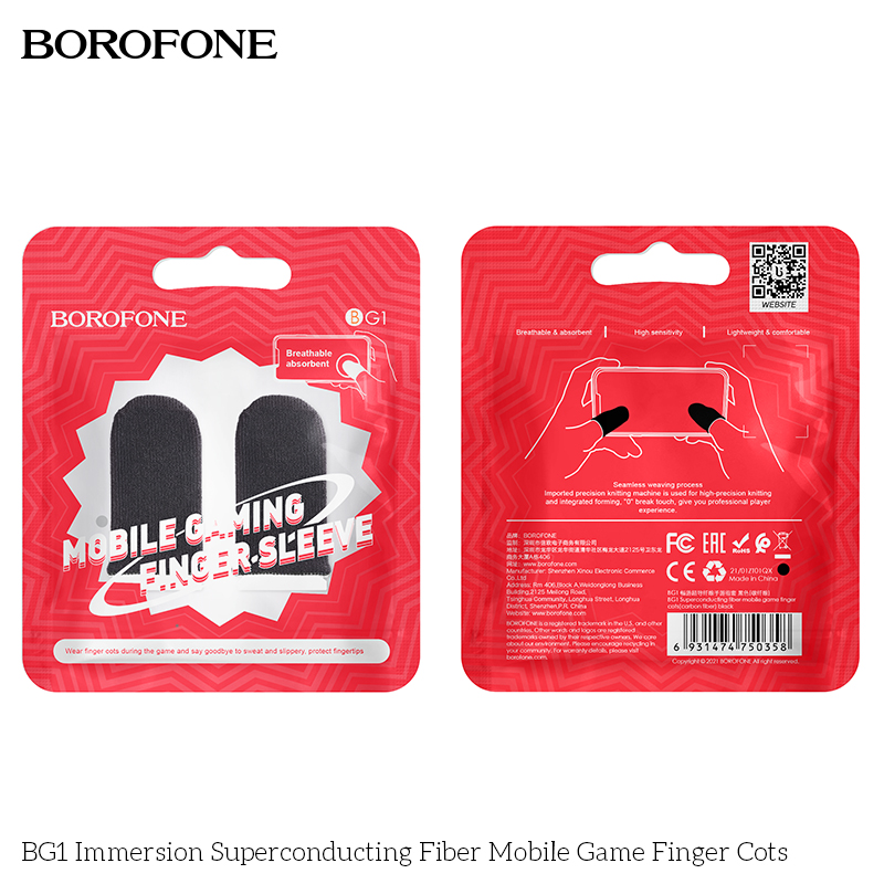 BOROFONE BG1 mobile game finger sleeves pair NZ 6
